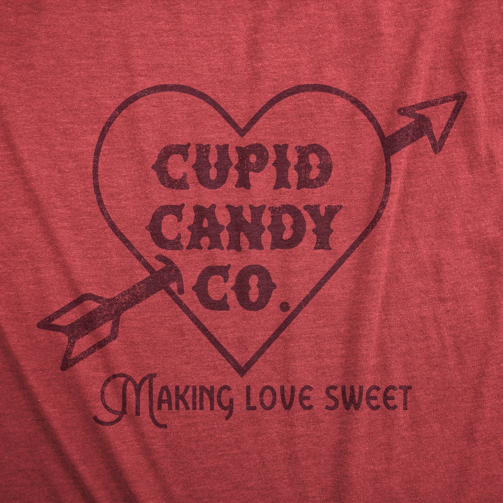 Cupid Candy Co Women's T Shirt sold by Crazy Dog T-Shirts product image thumbnail 2