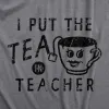I Put The Tea In Teacher Women's T Shirt sold by Crazy Dog T-Shirts