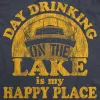 Day Drinking On The Lake Is My Happy Place Women's Tank Top sold by Crazy Dog T-Shirts