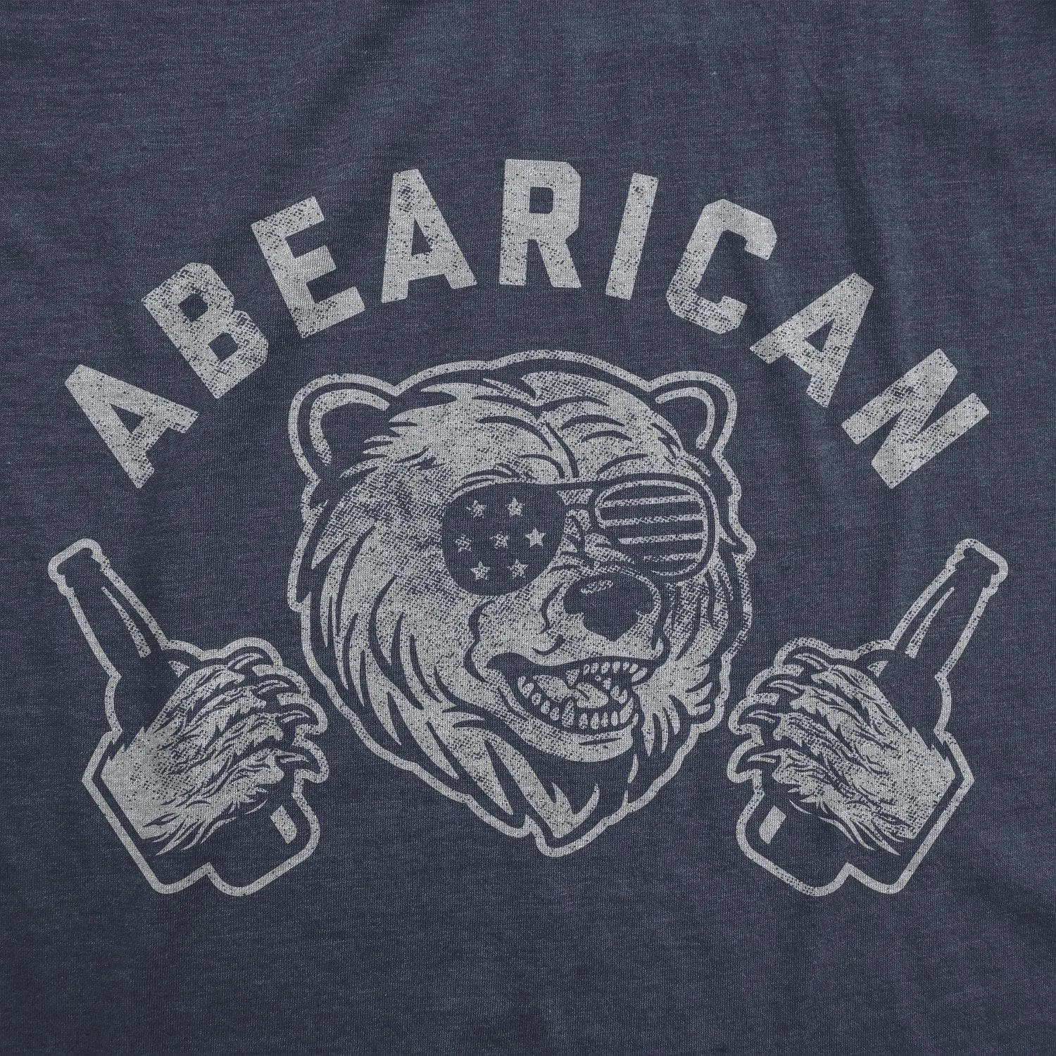 Abearican Men's T Shirt sold by Crazy Dog T-Shirts product image thumbnail 2