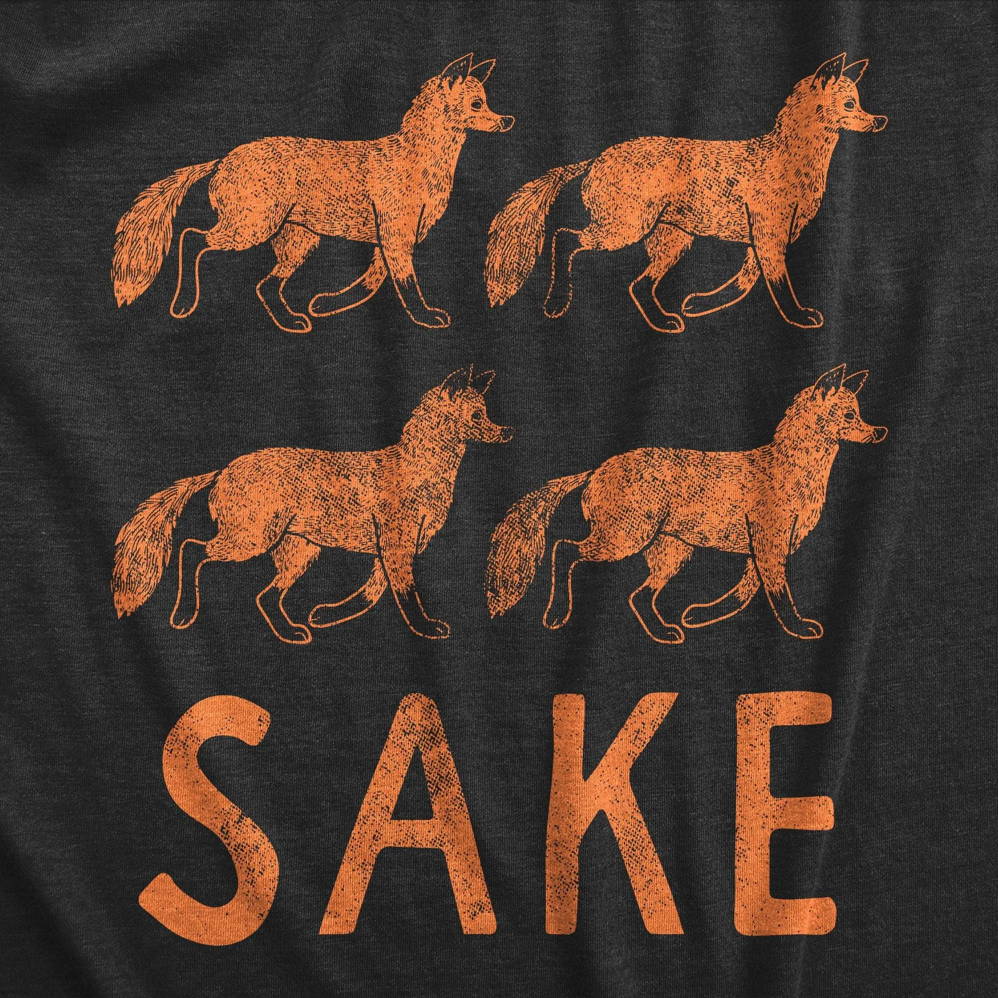 Four Fox Sake Women's T Shirt sold by Crazy Dog T-Shirts product image thumbnail 2
