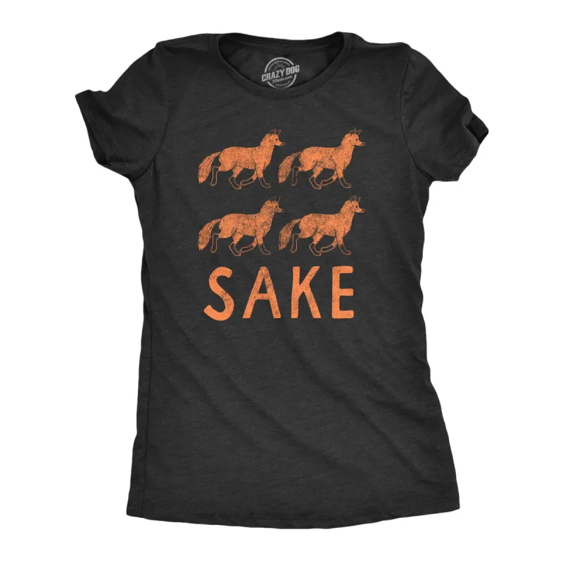 Four Fox Sake Women's T Shirt sold by Crazy Dog T-Shirts