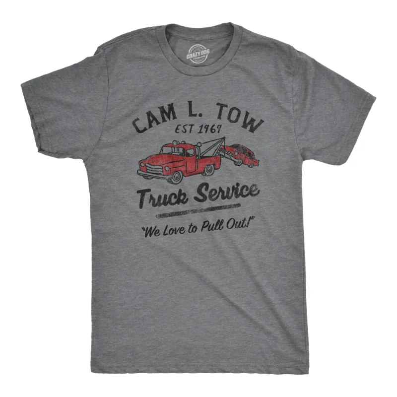 Cam L Tow Truck Service Camel Tow Men's T Shirt sold by Crazy Dog T-Shirts