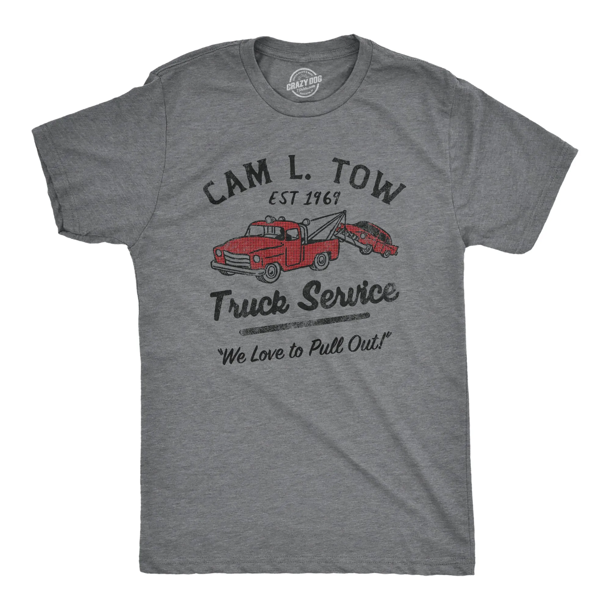 Cam L Tow Truck Service Camel Tow Men's T Shirt sold by Crazy Dog T-Shirts