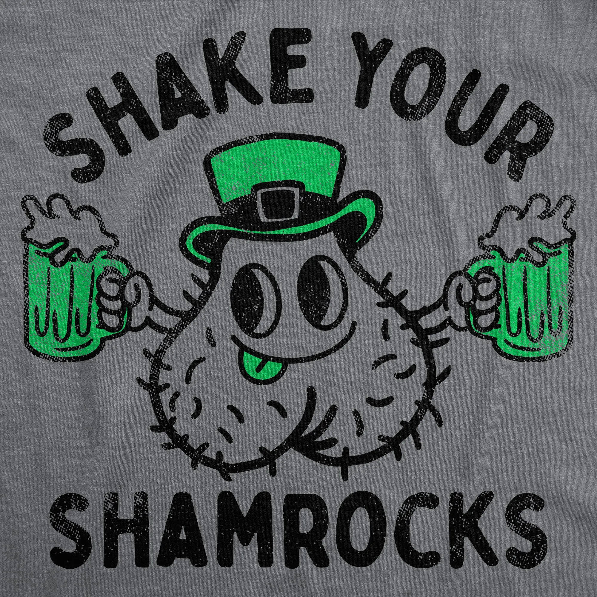 Shake Your Shamrocks Men's T Shirt sold by Crazy Dog T-Shirts product image thumbnail 2