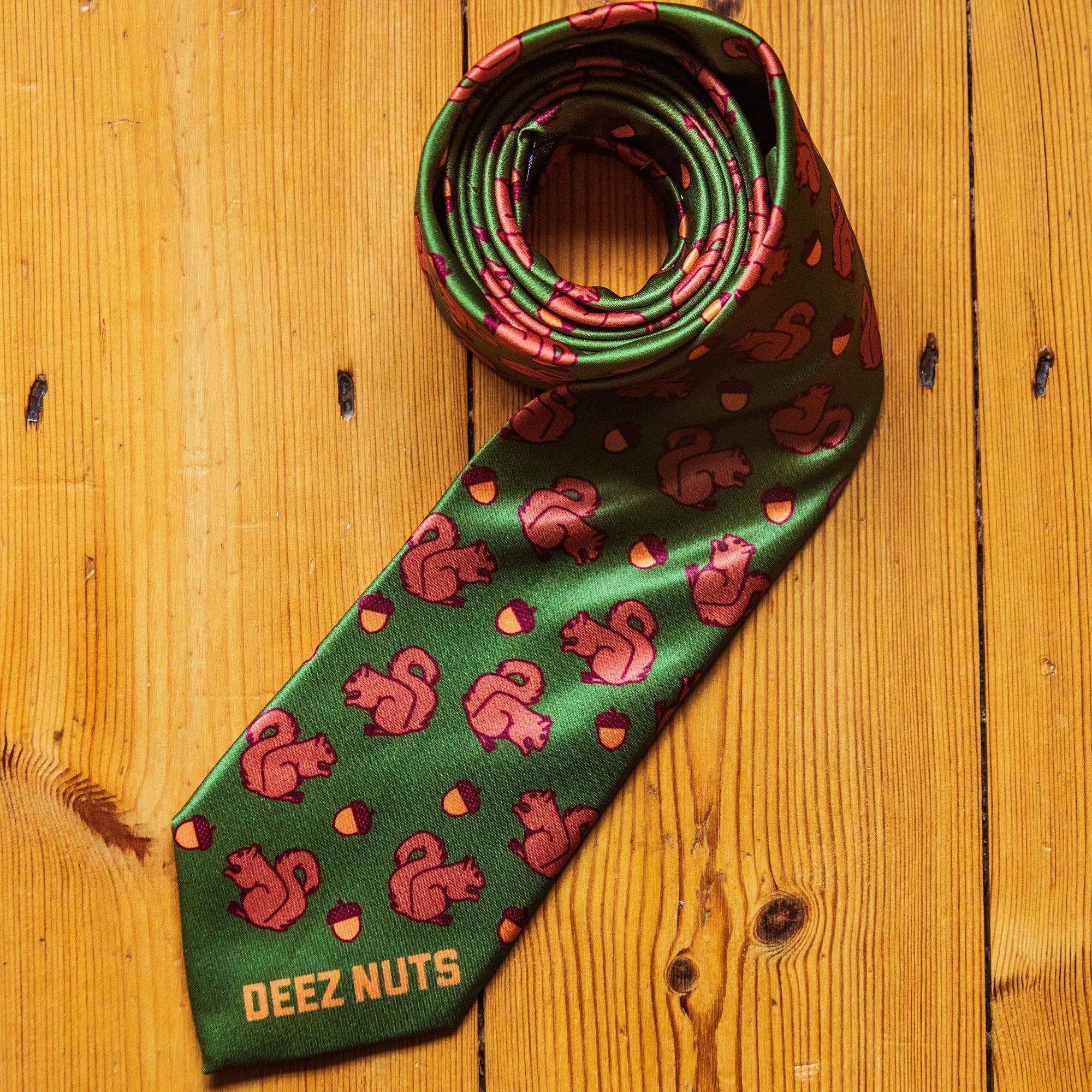 Deez Nuts Squirrel Neck Tie Tie sold by Crazy Dog T-Shirts product image thumbnail 2