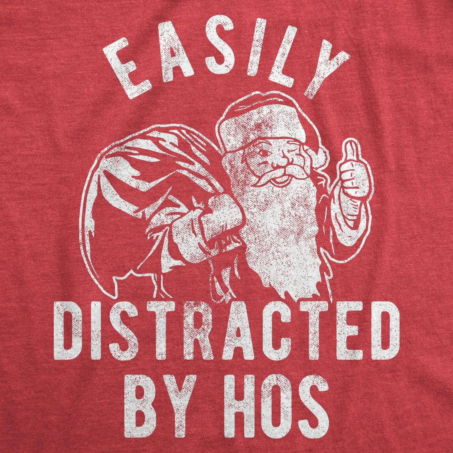 Easily Distracted By Hos Men's T Shirt sold by Crazy Dog T-Shirts product image thumbnail 2