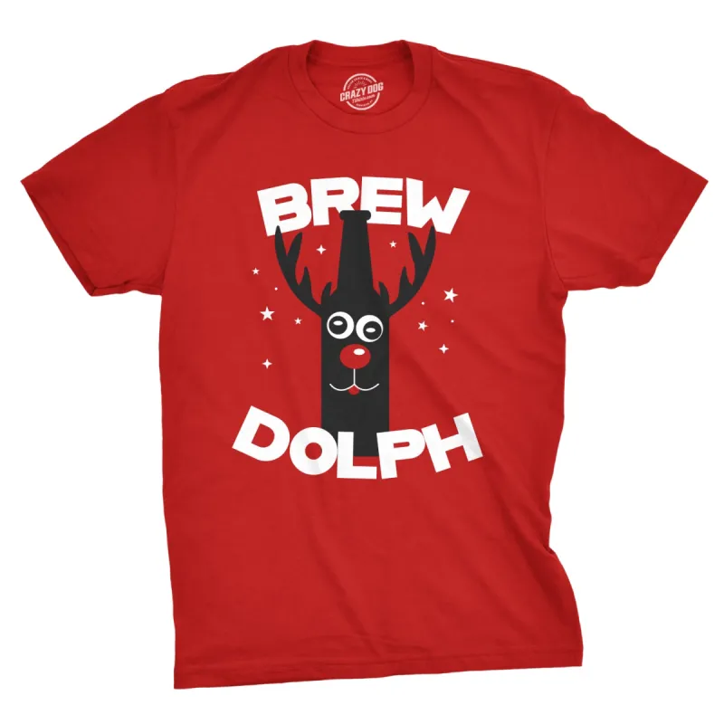 Brew Dolph Men's T Shirt sold by Crazy Dog T-Shirts