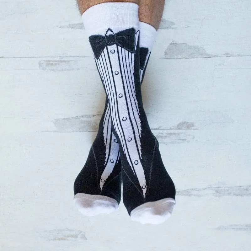 Mens Tuxedo Socks sold by Crazy Dog T-Shirts product image thumbnail 4