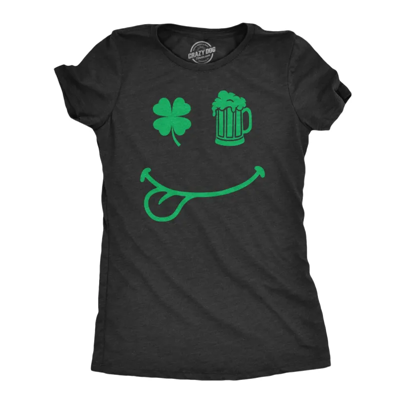 St Pat Smile Women's T Shirt sold by Crazy Dog T-Shirts
