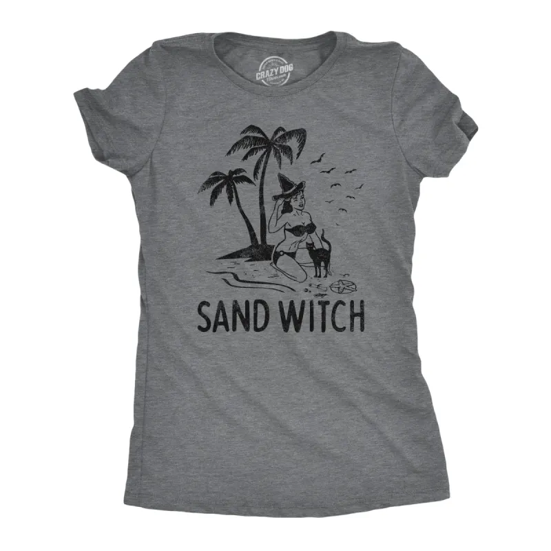 Sand Witch Women's T Shirt sold by Crazy Dog T-Shirts
