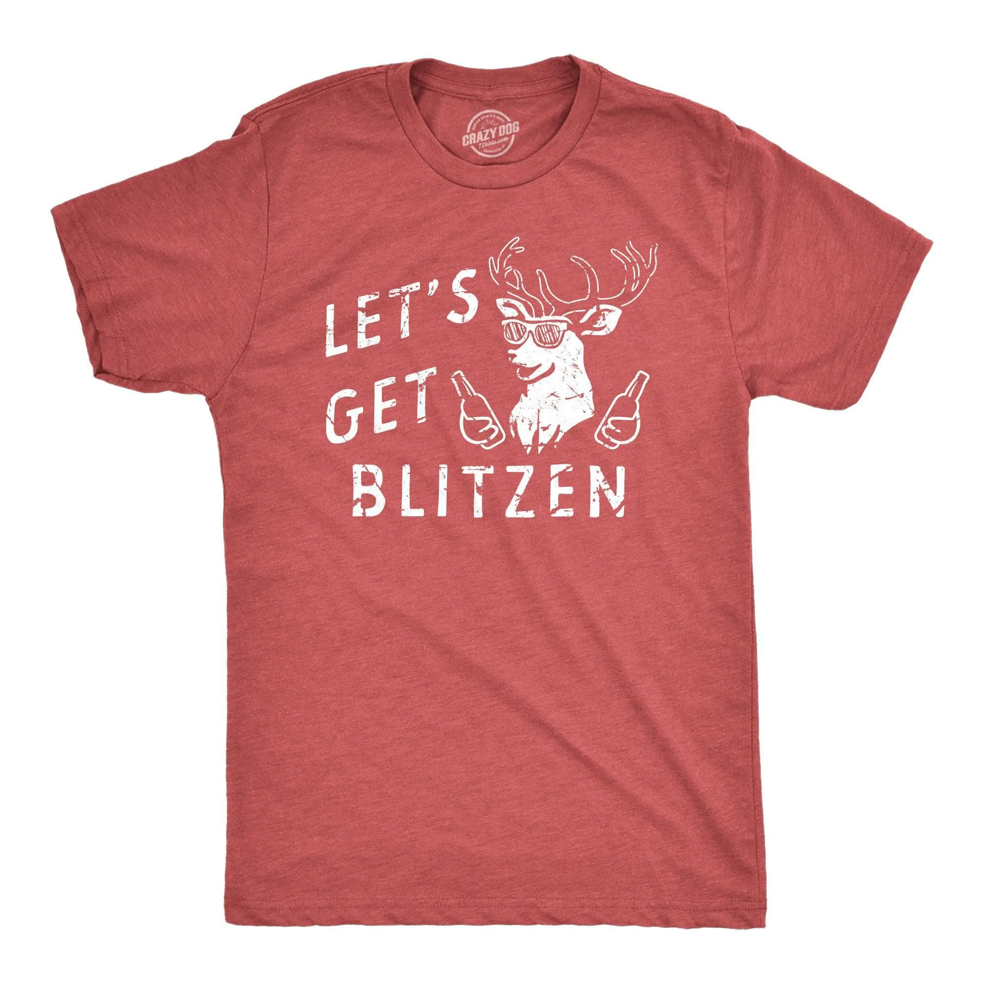 Lets Get Blitzen Men's T Shirt sold by Crazy Dog T-Shirts