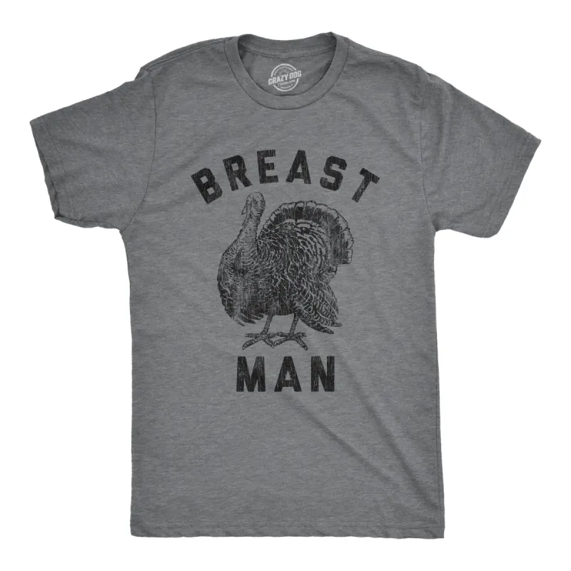 Breast Man Men's T Shirt sold by Crazy Dog T-Shirts