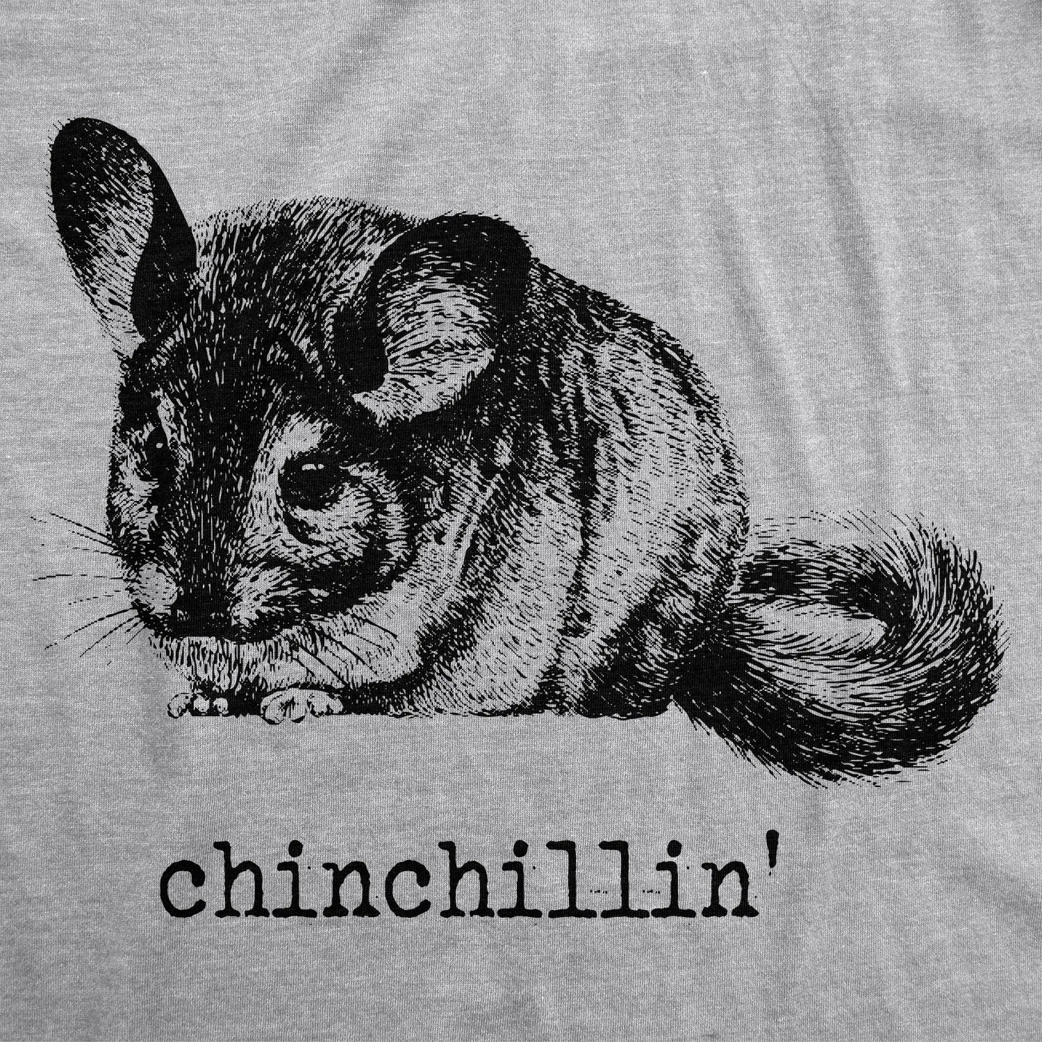 Chinchillin Men's T Shirt sold by Crazy Dog T-Shirts product image thumbnail 2