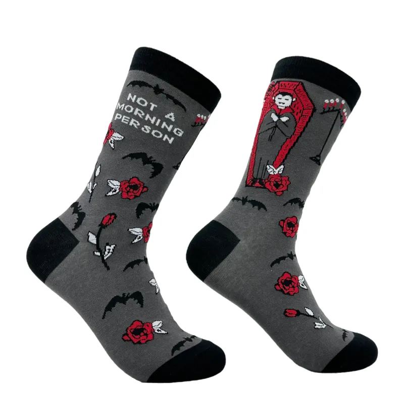 Women's Not A Morning Person Socks sold by Crazy Dog T-Shirts
