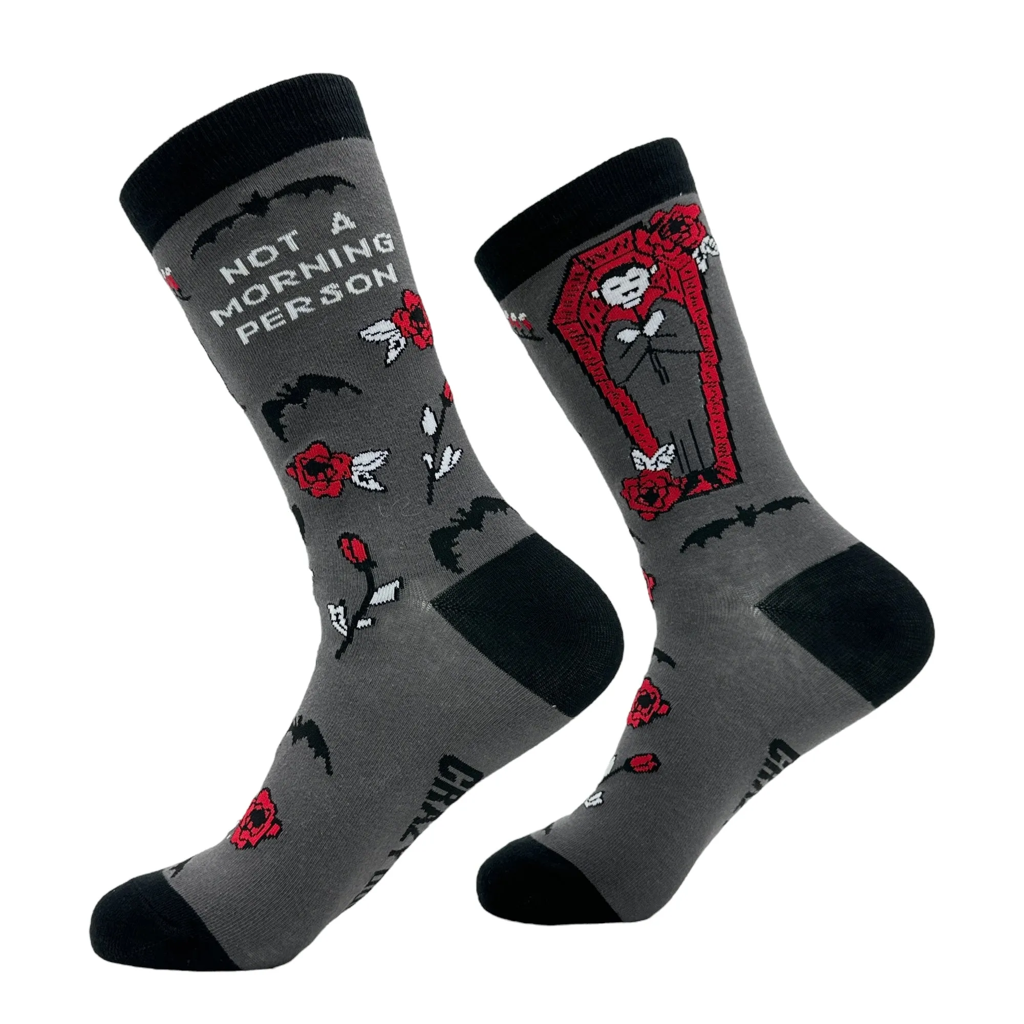Women's Not A Morning Person Socks sold by Crazy Dog T-Shirts product image thumbnail 2
