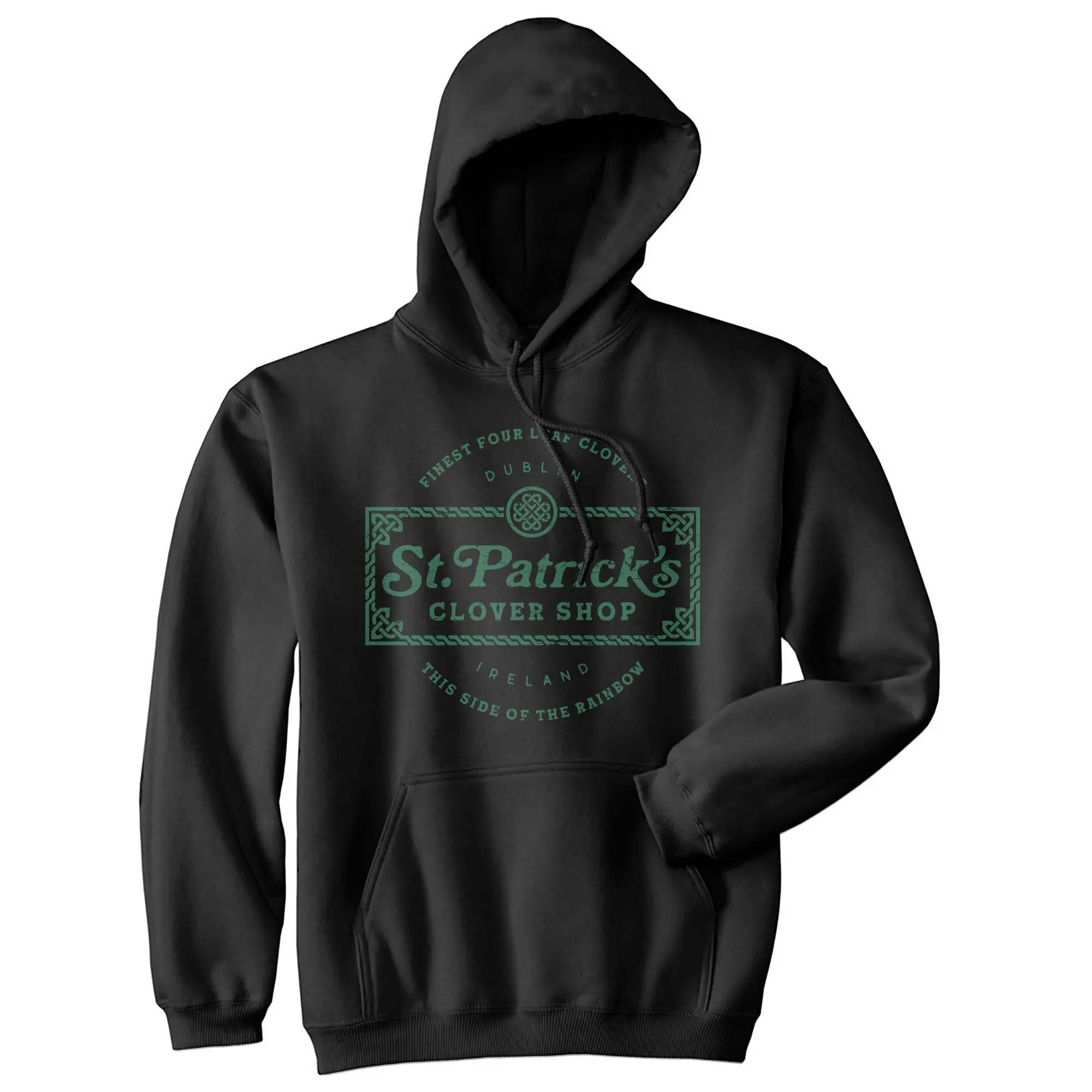 Saint Patricks Clover Shop Hoodie sold by Crazy Dog T-Shirts