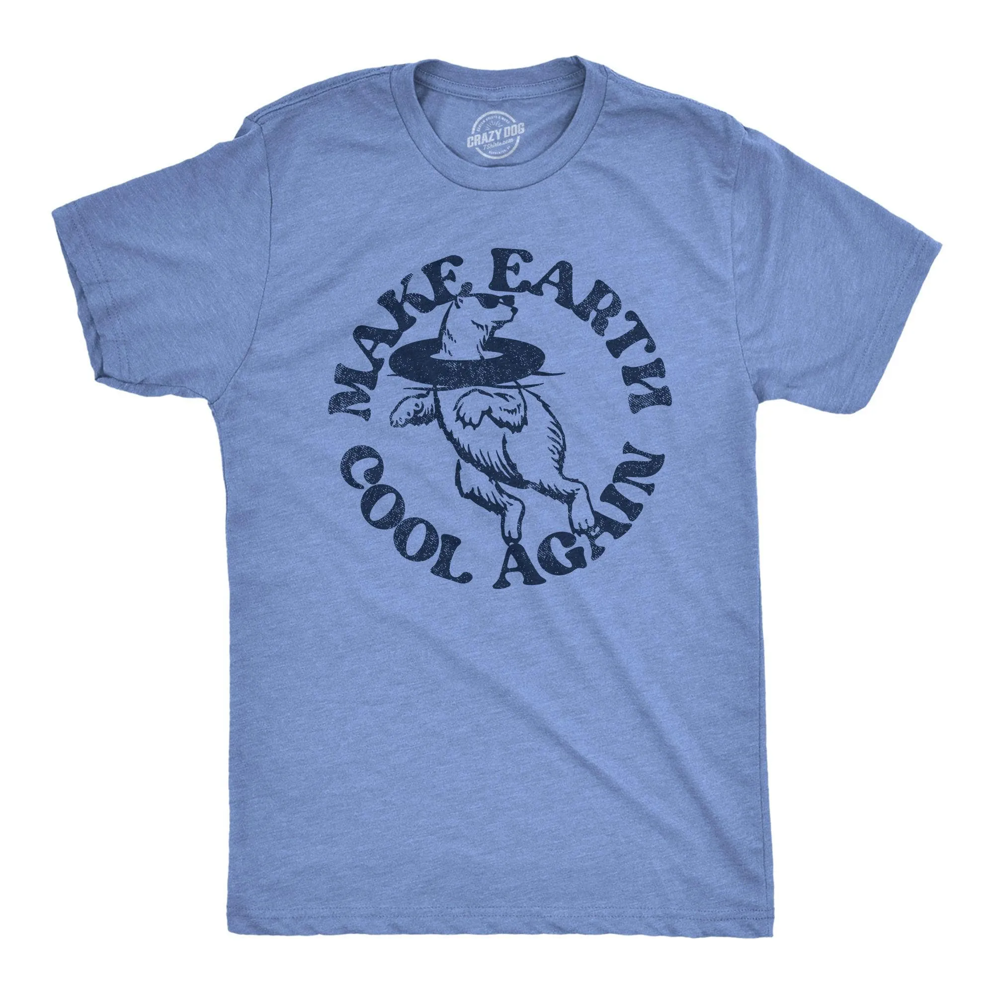 Make Earth Cool Again Men's T Shirt sold by Crazy Dog T-Shirts