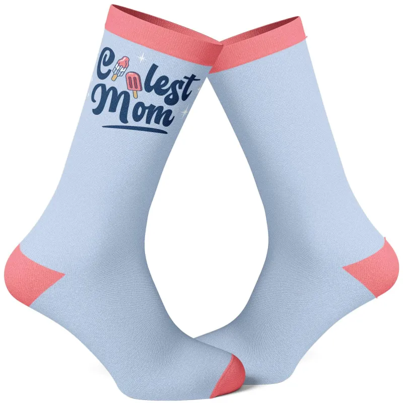 Women's Coolest Mom Popsicles Socks sold by Crazy Dog T-Shirts