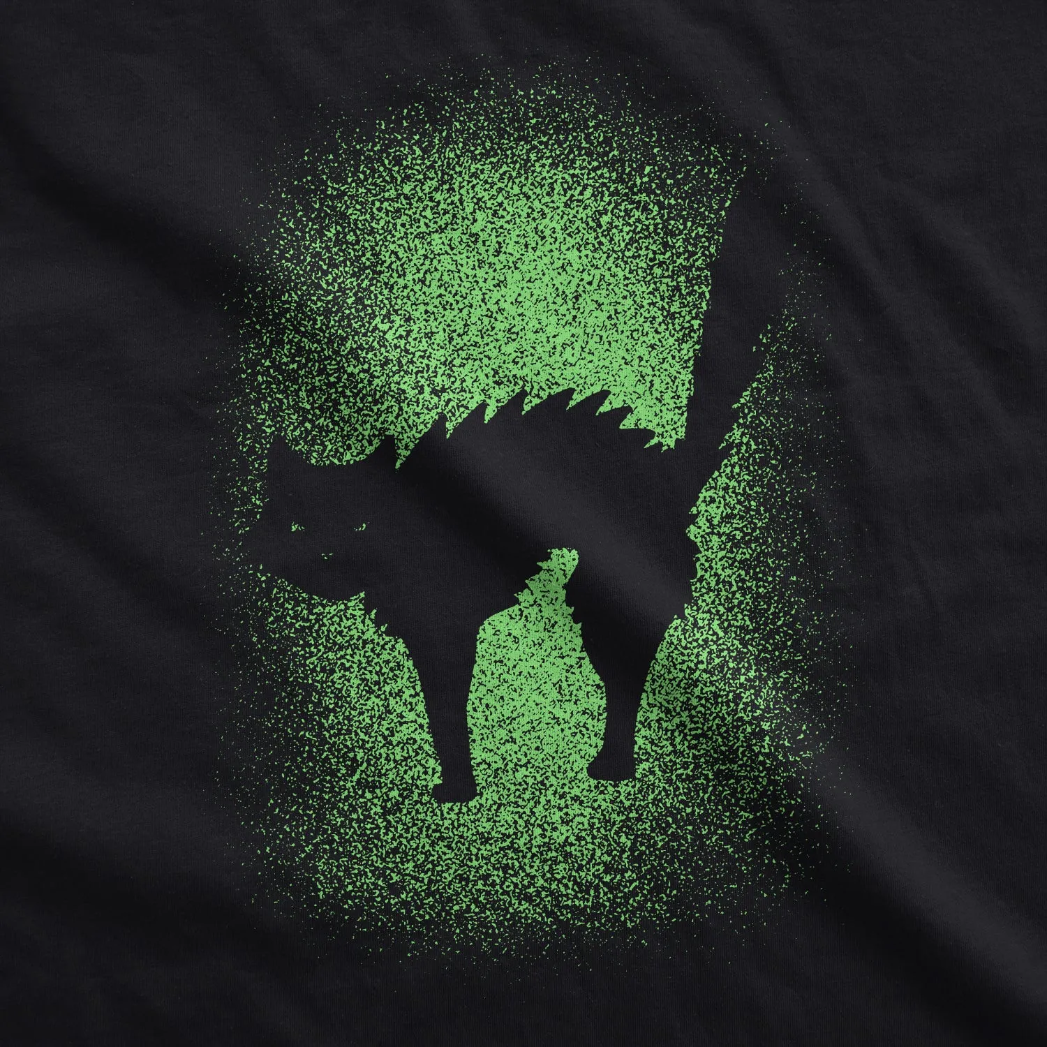 Glowing Cat Men's T Shirt sold by Crazy Dog T-Shirts product image thumbnail 2