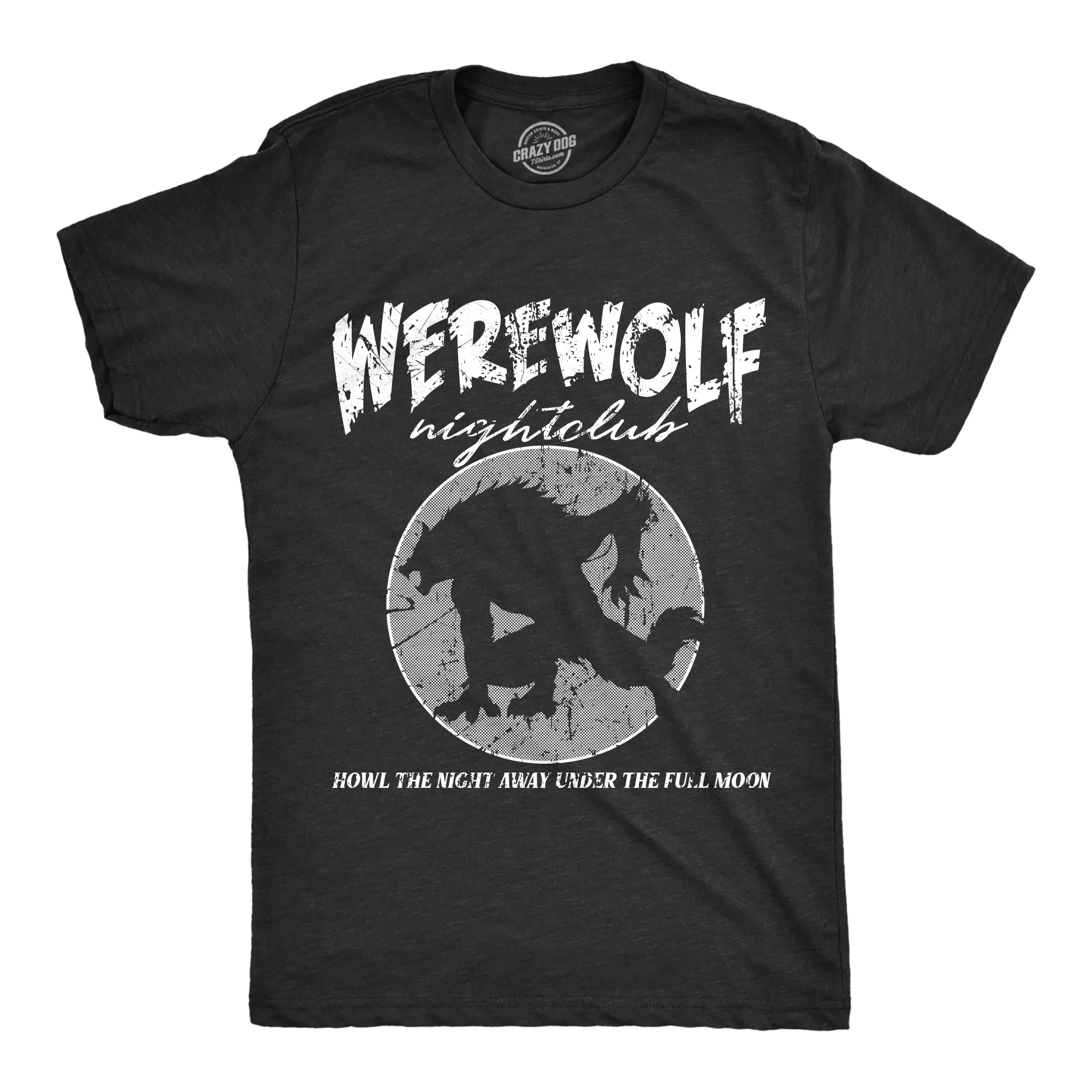 Werewolf Nightclub Men's T Shirt sold by Crazy Dog T-Shirts