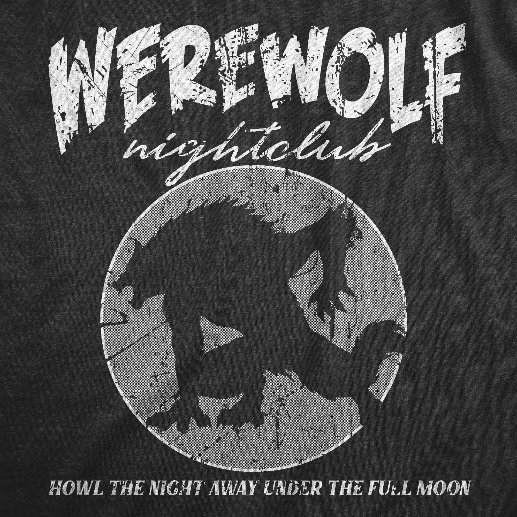Werewolf Nightclub Men's T Shirt sold by Crazy Dog T-Shirts product image thumbnail 2