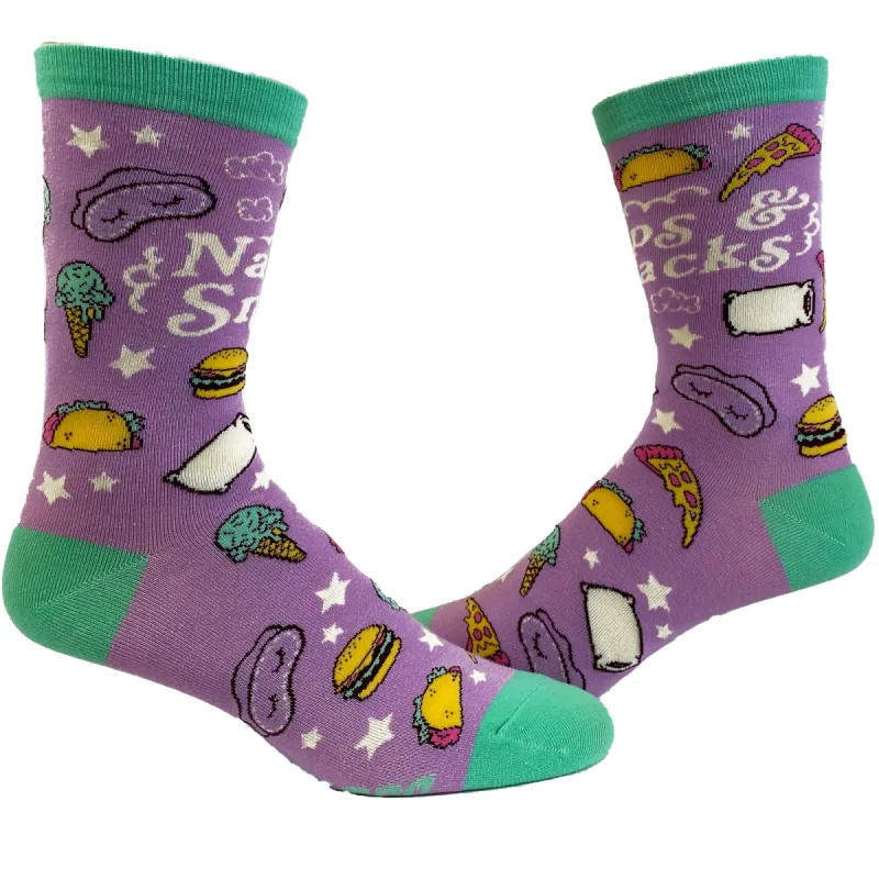 Womens Naps And Snacks Socks sold by Crazy Dog T-Shirts