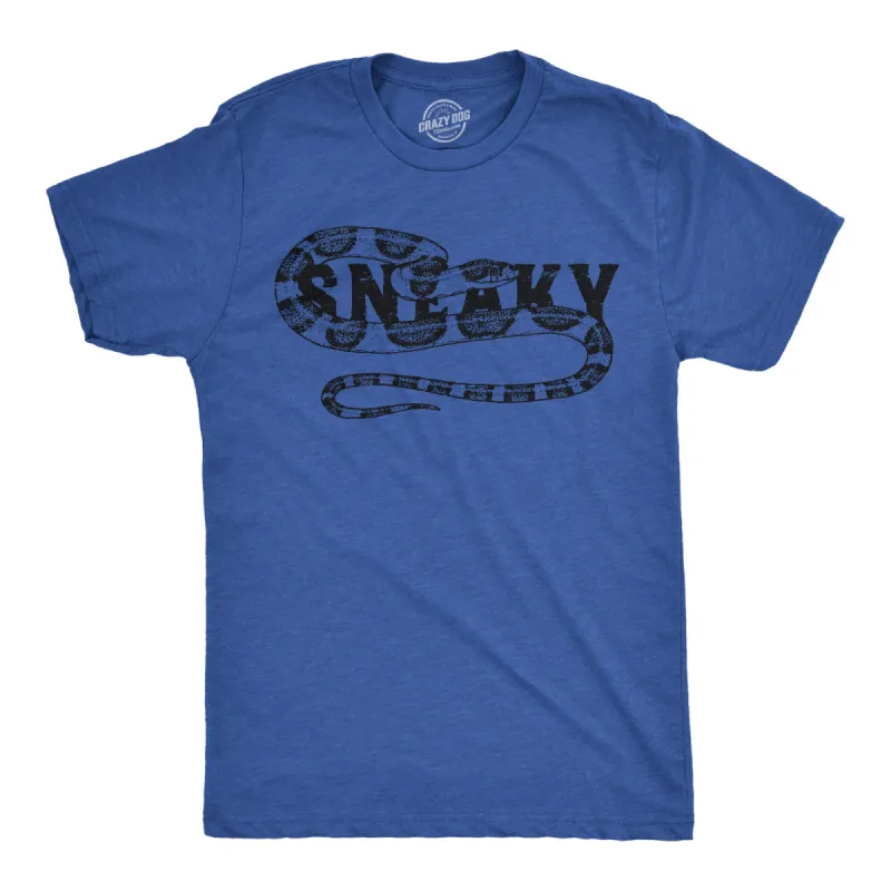 Sneaky Snake Men's T Shirt sold by Crazy Dog T-Shirts