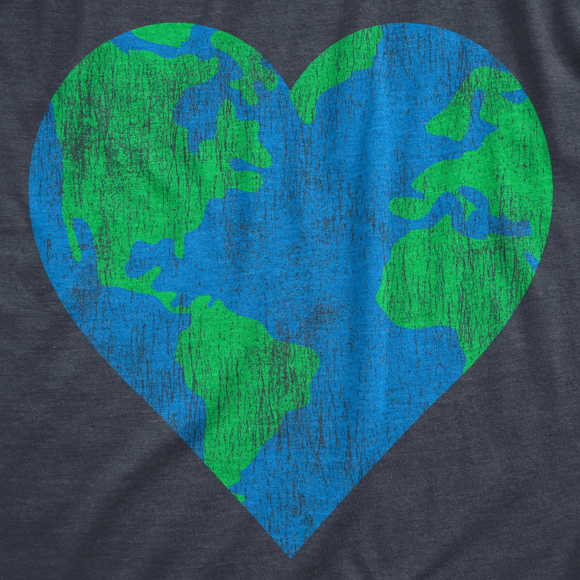Earth Heart Men's T Shirt sold by Crazy Dog T-Shirts product image thumbnail 2
