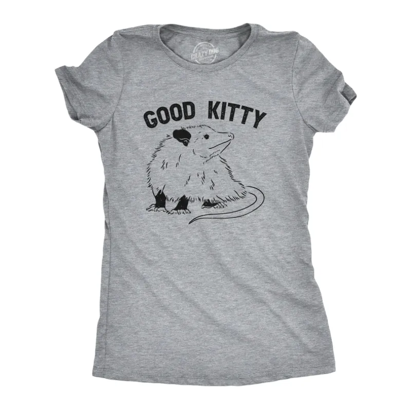 Good Kitty Women's T Shirt sold by Crazy Dog T-Shirts