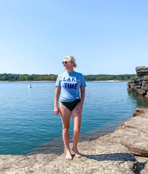 Lake Time Women's T Shirt sold by Crazy Dog T-Shirts product image thumbnail 3