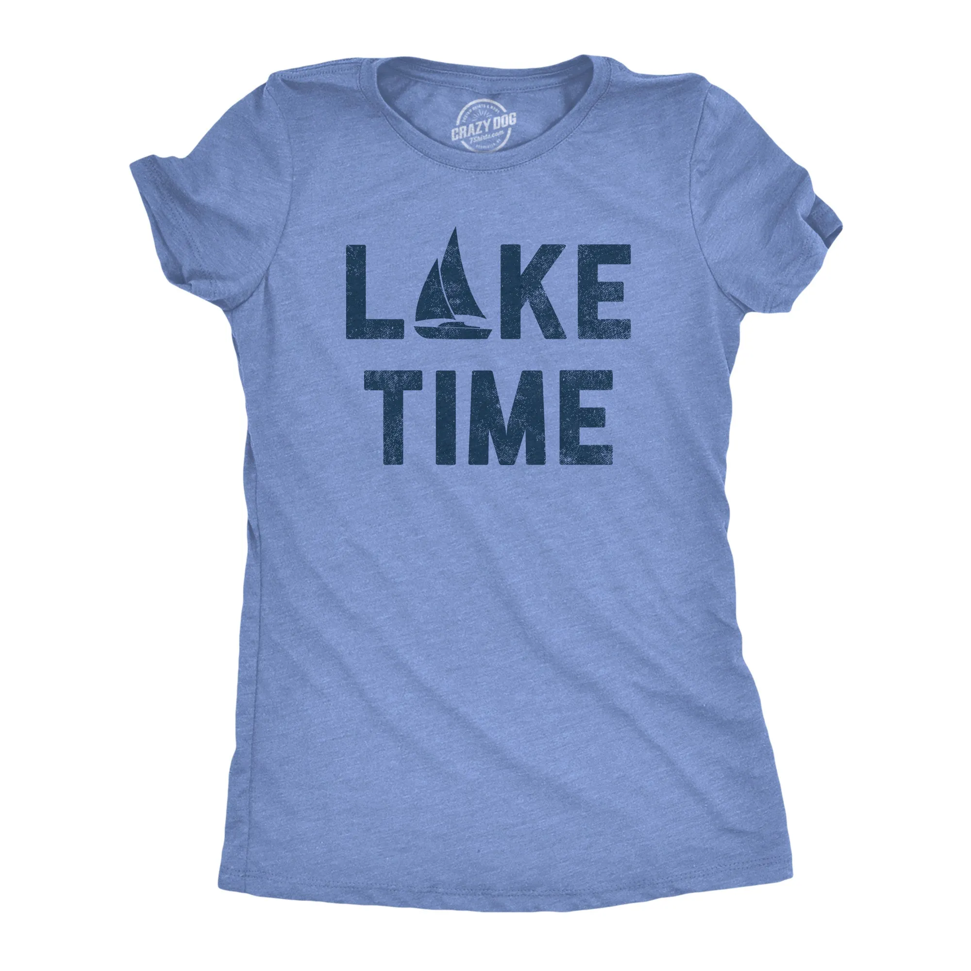 Lake Time Women's T Shirt sold by Crazy Dog T-Shirts