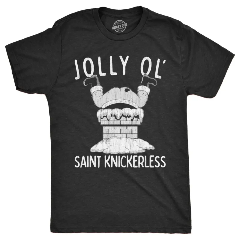 Jolly Ol Saint Knickerless Men's T Shirt sold by Crazy Dog T-Shirts