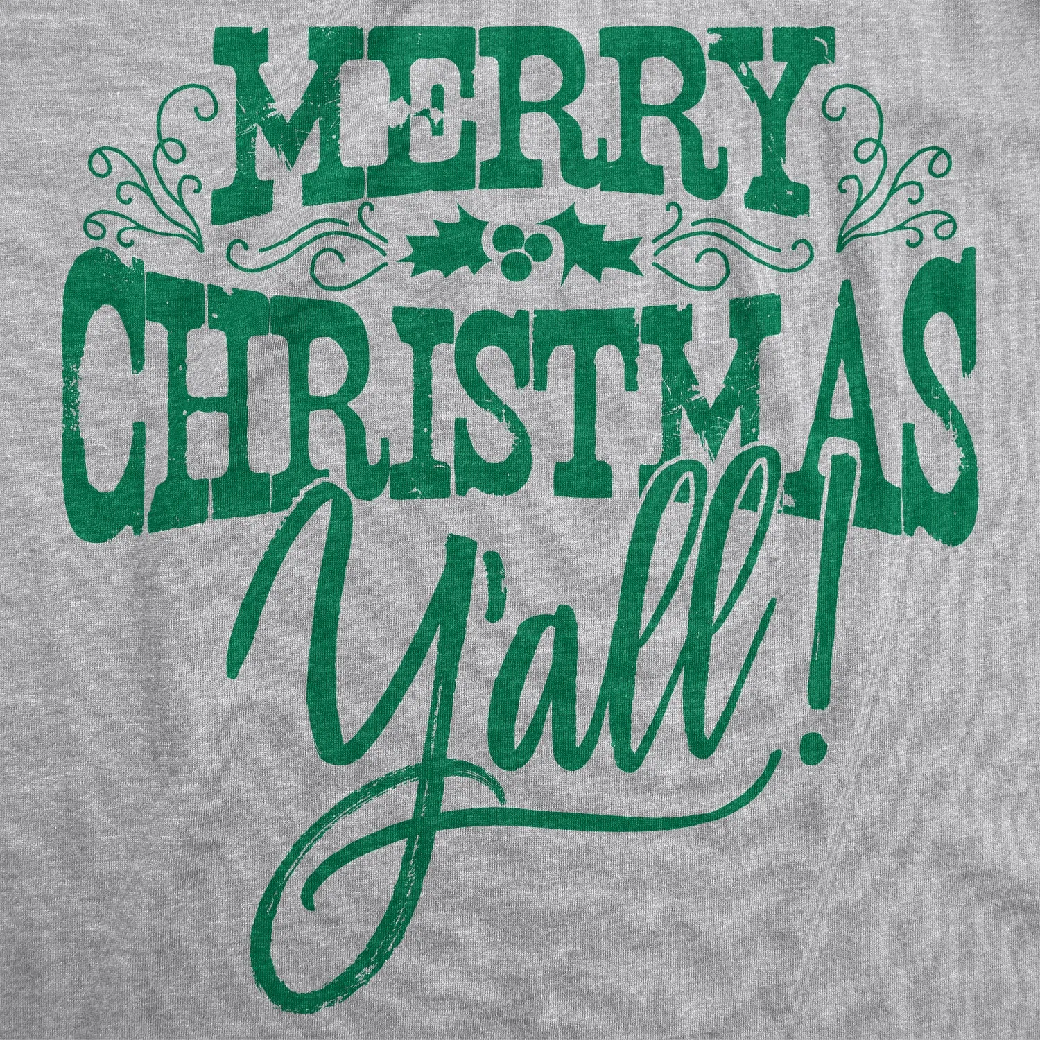 Merry Christmas Y'all Men's T Shirt sold by Crazy Dog T-Shirts product image thumbnail 2