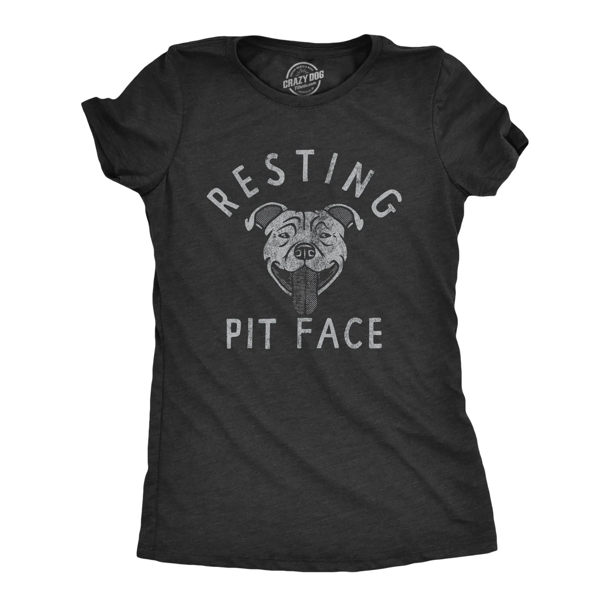 Resting Pit Face Women's T Shirt sold by Crazy Dog T-Shirts