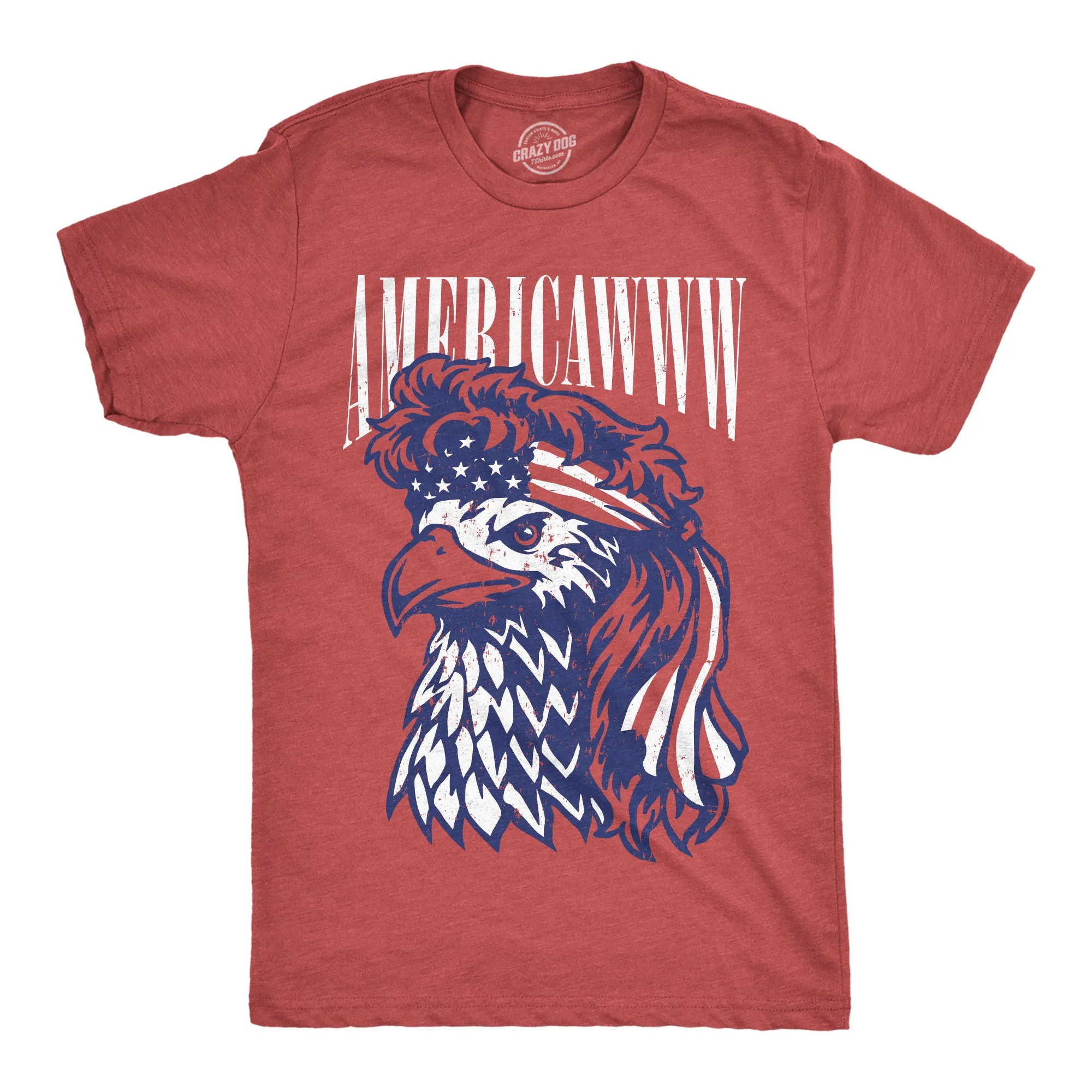 Americawww Men's T Shirt sold by Crazy Dog T-Shirts