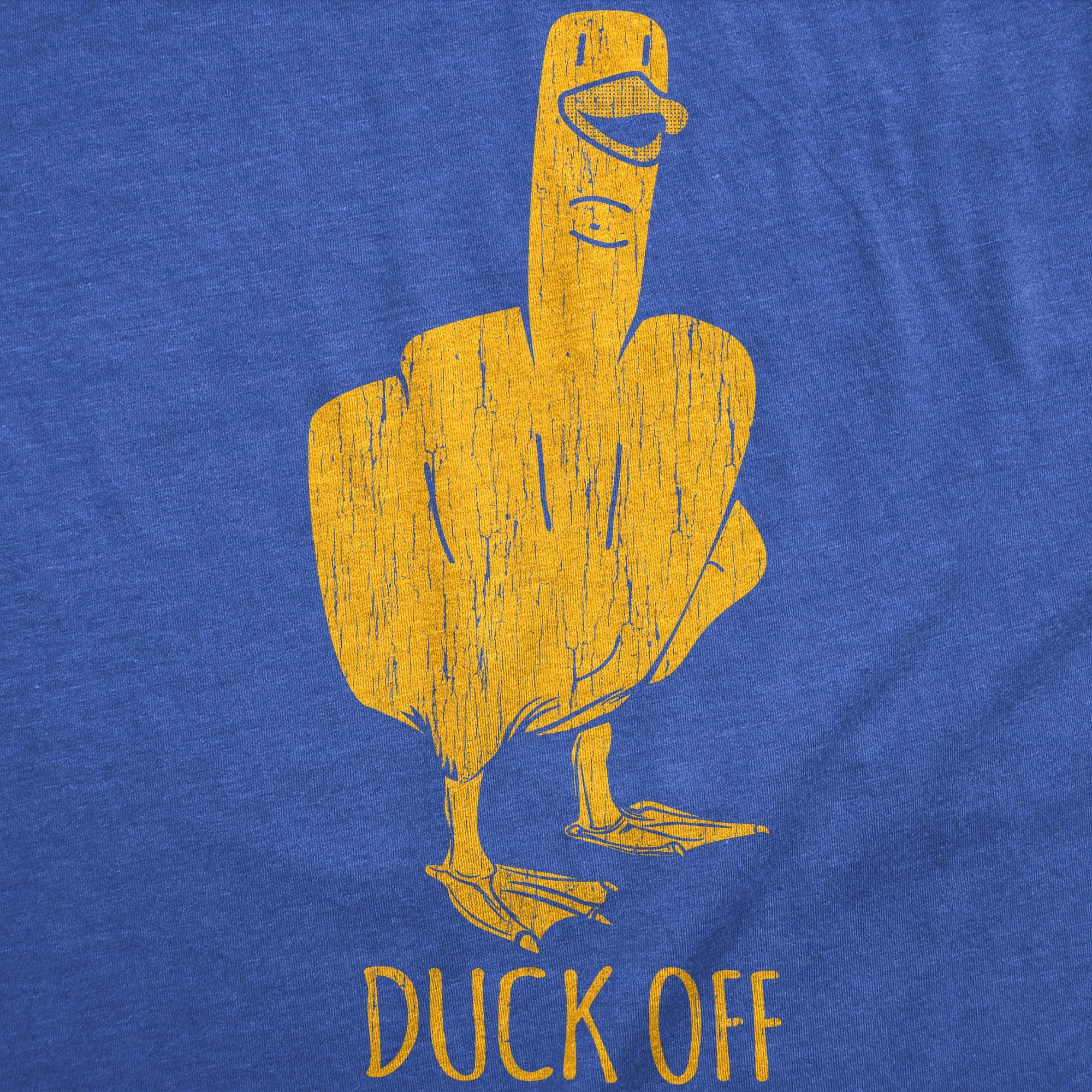 Duck Off Men's T Shirt sold by Crazy Dog T-Shirts product image thumbnail 2