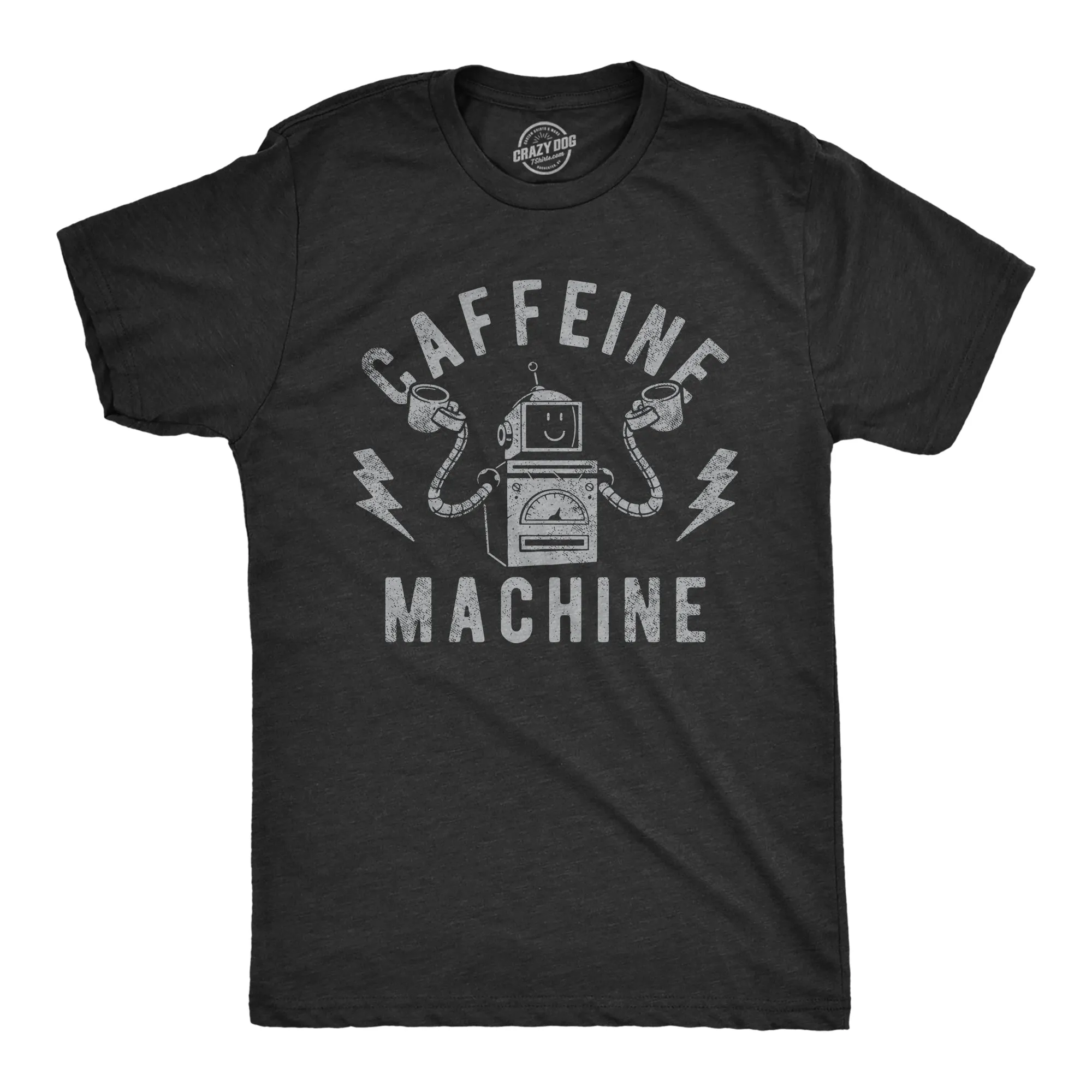 Caffeine Machine Men's T Shirt sold by Crazy Dog T-Shirts