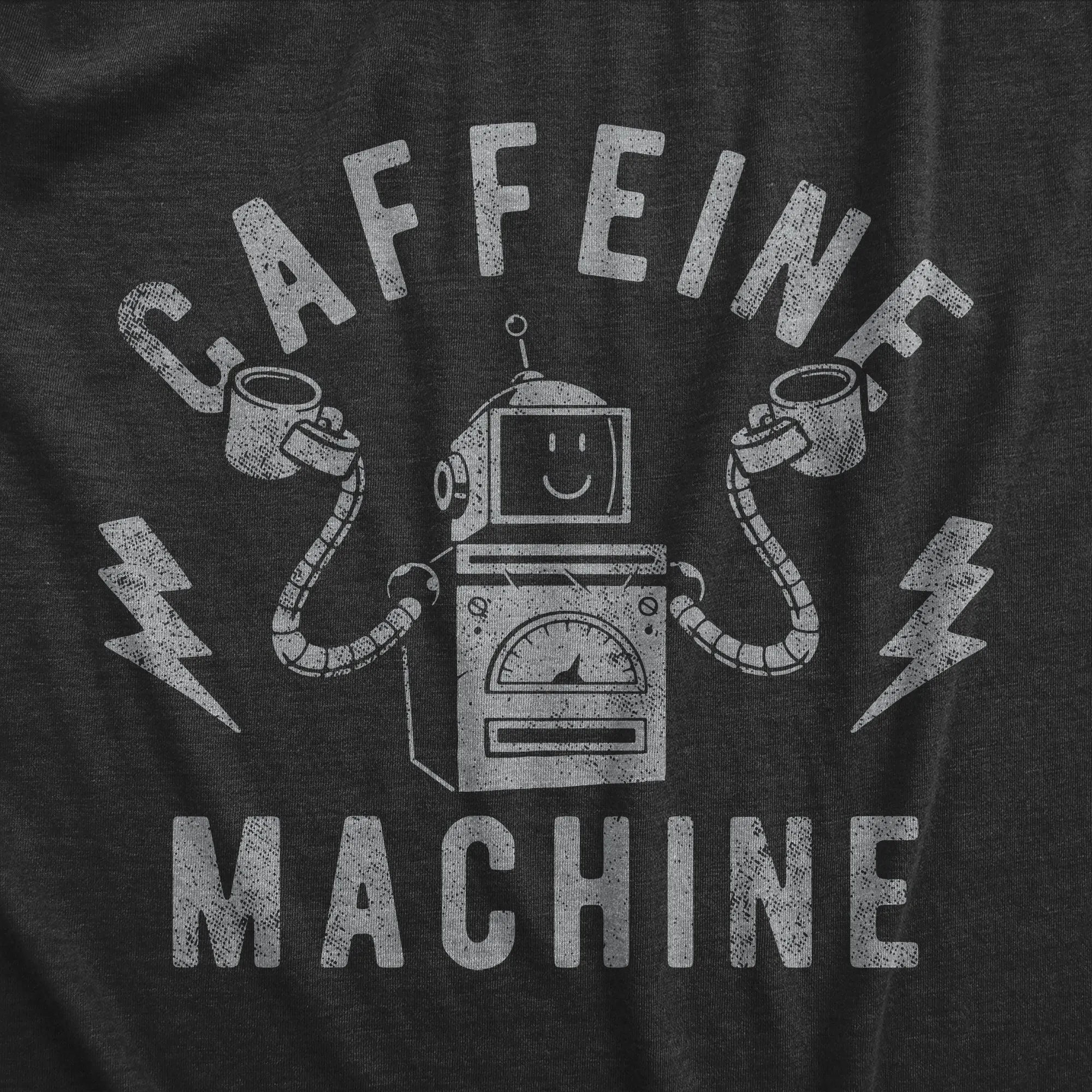 Caffeine Machine Men's T Shirt sold by Crazy Dog T-Shirts product image thumbnail 2
