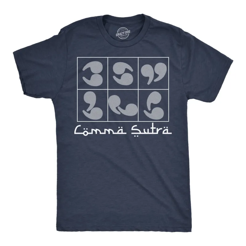 Comma Sutra Men's T Shirt sold by Crazy Dog T-Shirts