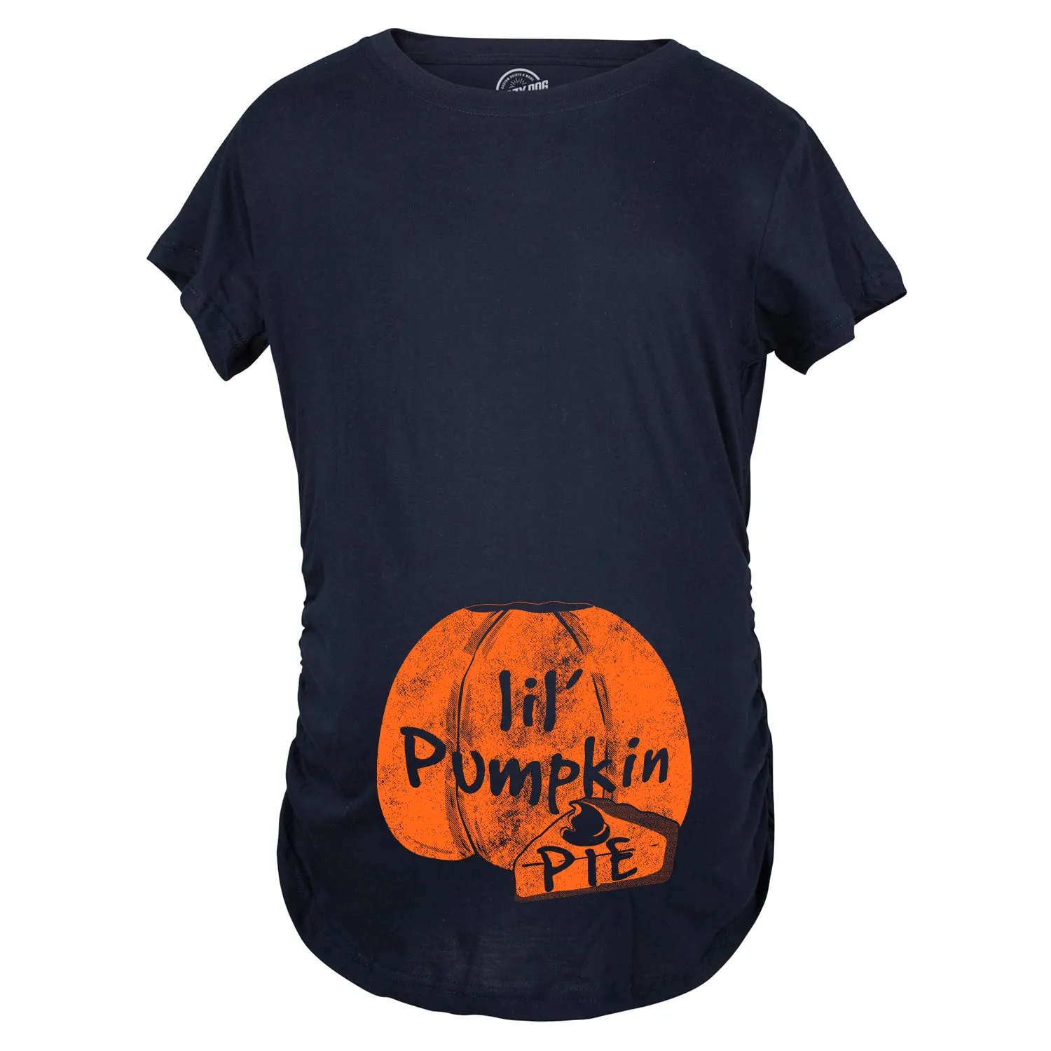Lil Pumpkin Pie Maternity T Shirt sold by Crazy Dog T-Shirts product image thumbnail 3