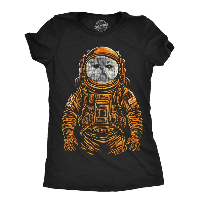 Space Kitty Women's T Shirt sold by Crazy Dog T-Shirts