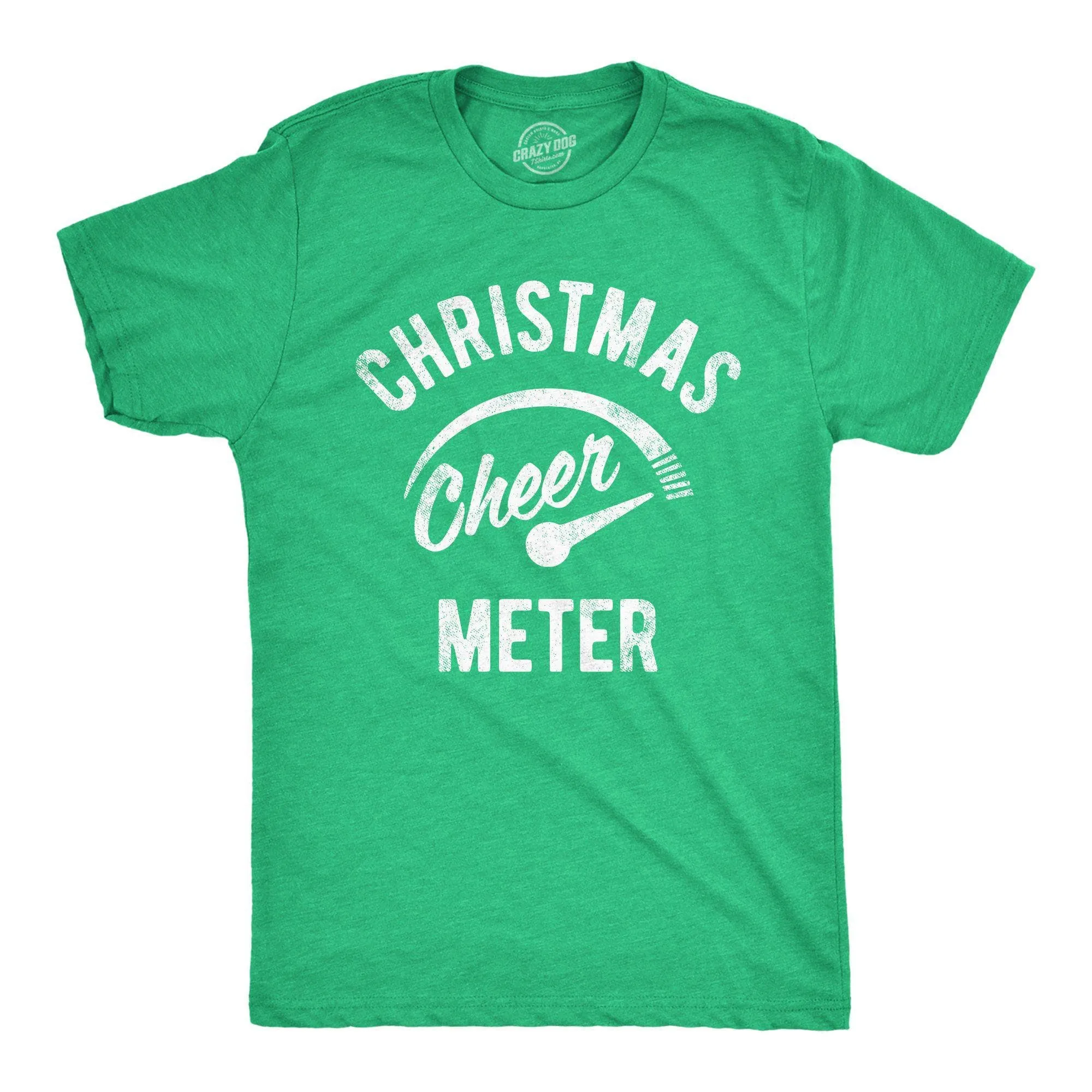 Christmas Cheer Meter Men's T Shirt sold by Crazy Dog T-Shirts