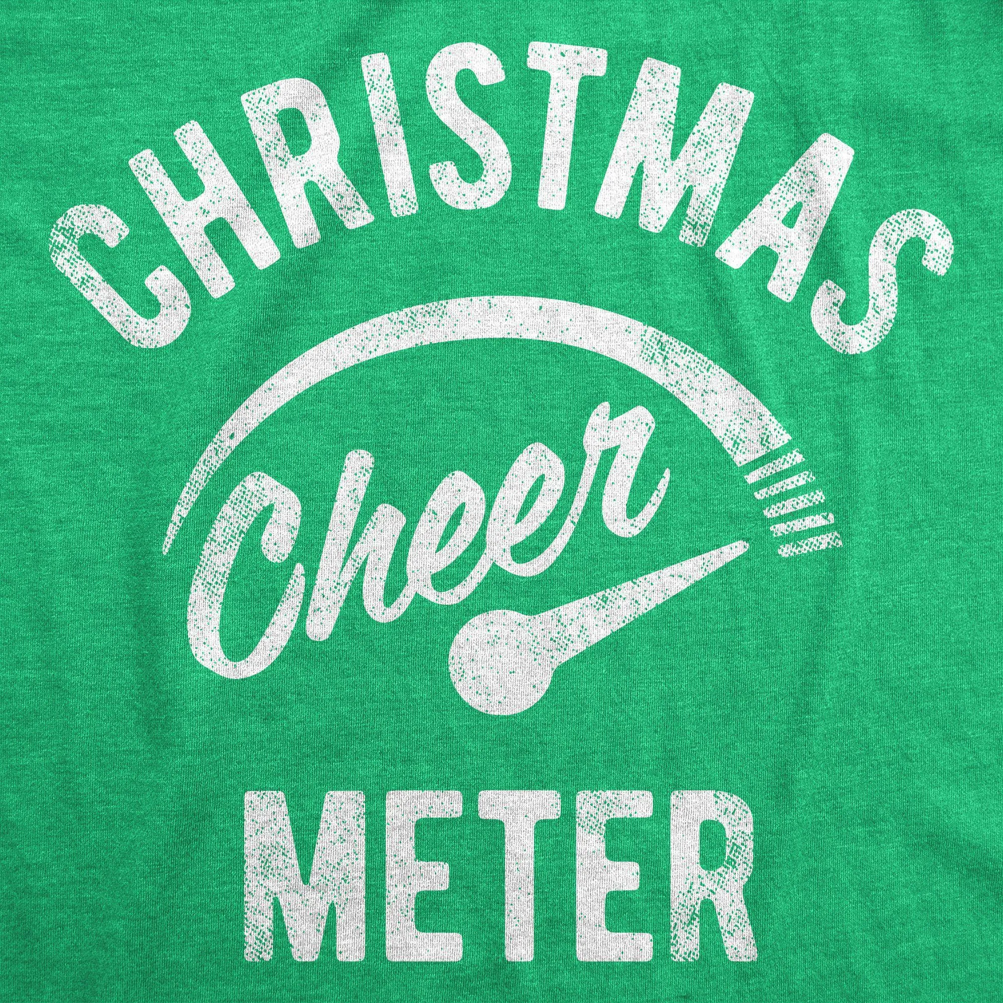 Christmas Cheer Meter Men's T Shirt sold by Crazy Dog T-Shirts product image thumbnail 2