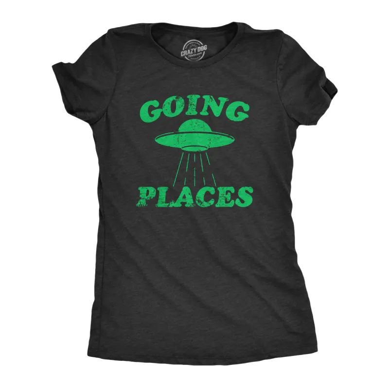 Going Places Women's T Shirt sold by Crazy Dog T-Shirts