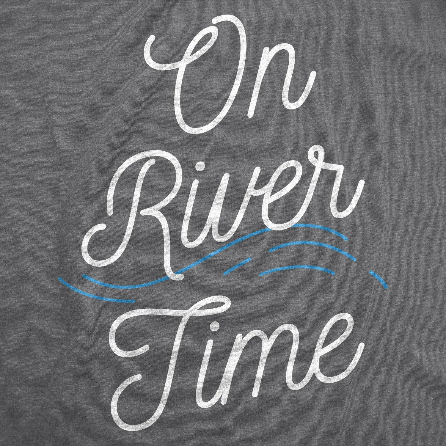 On River Time Men's T Shirt sold by Crazy Dog T-Shirts product image thumbnail 2