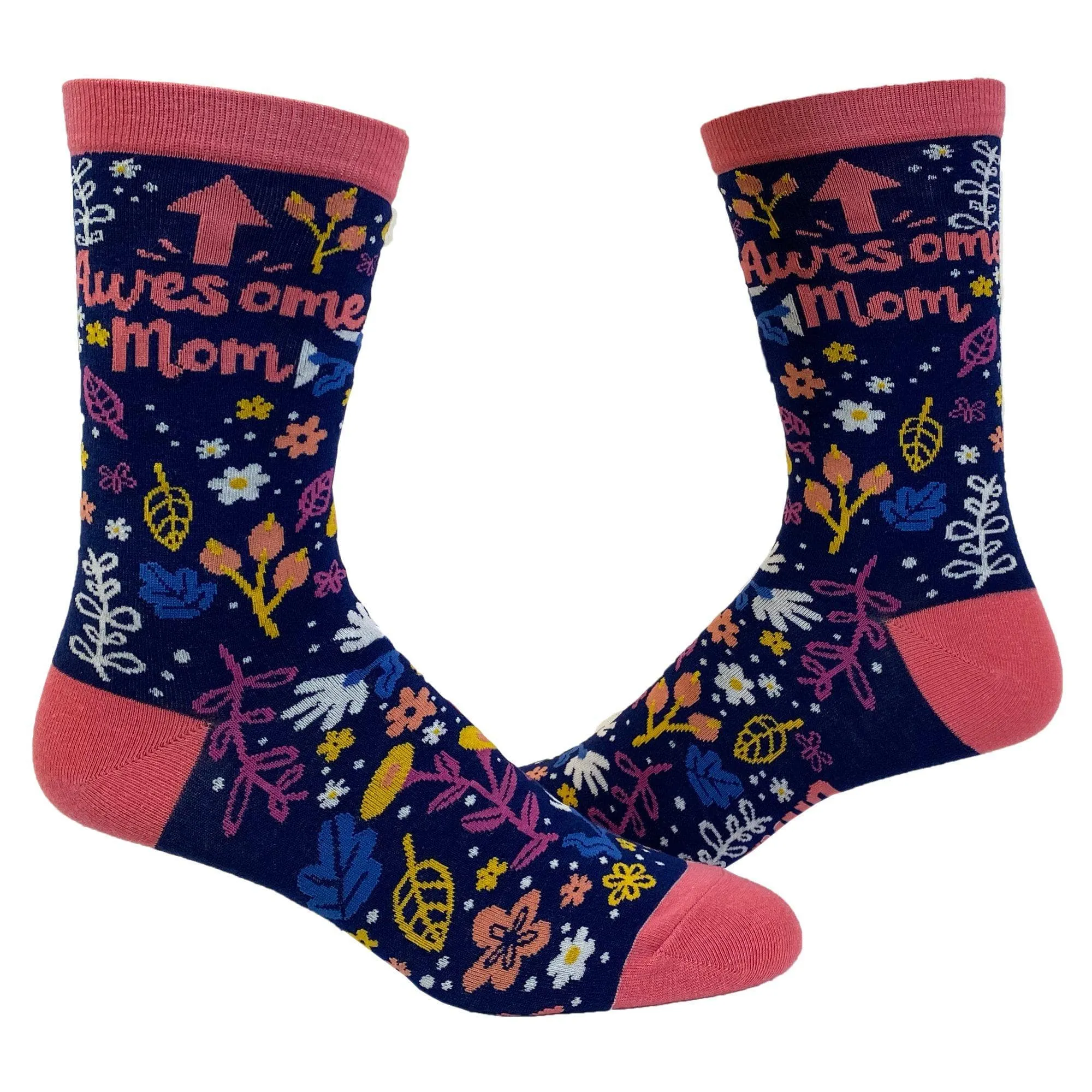 Womens Awesome Mom Socks sold by Crazy Dog T-Shirts