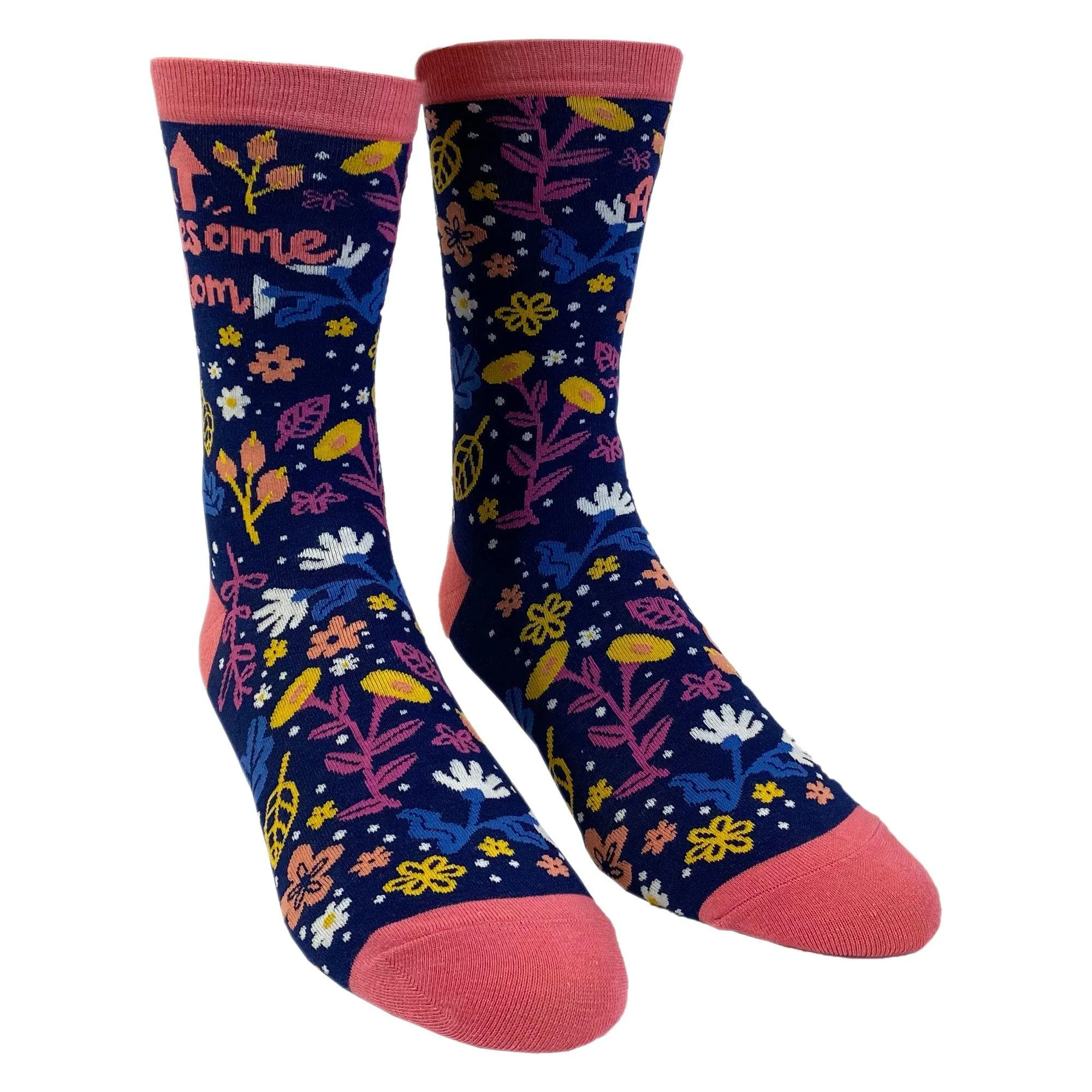 Womens Awesome Mom Socks sold by Crazy Dog T-Shirts product image thumbnail 2