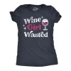 Wine Girl Wasted Women's T Shirt sold by Crazy Dog T-Shirts