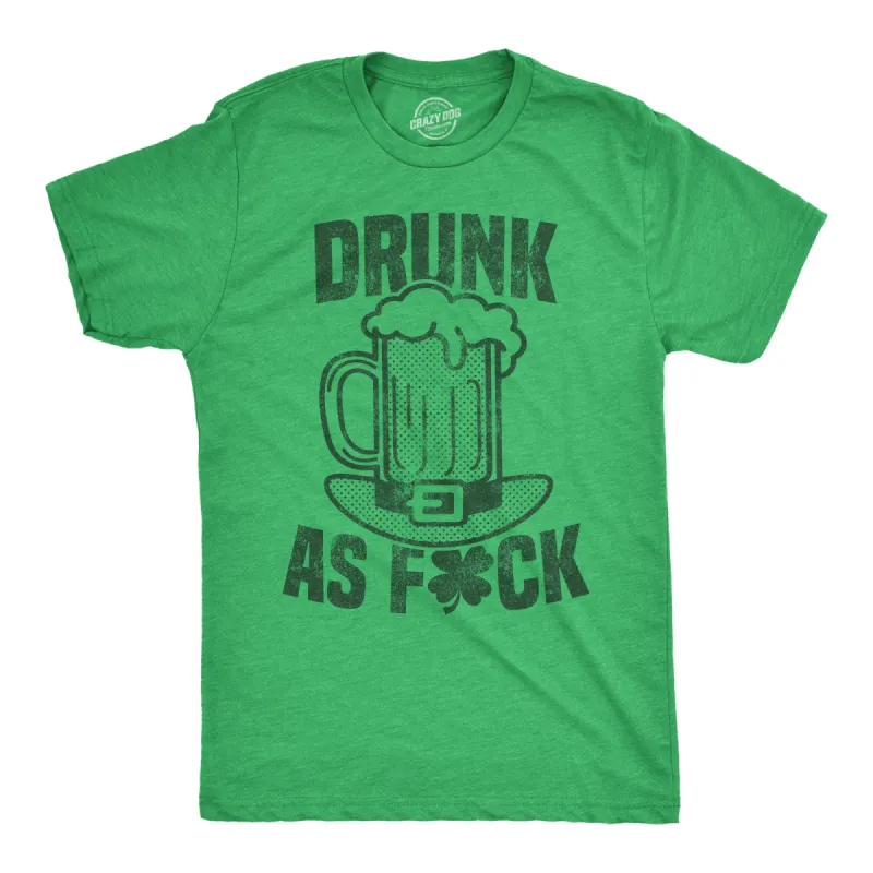 Drunk As Fuck Beer Men's T Shirt sold by Crazy Dog T-Shirts